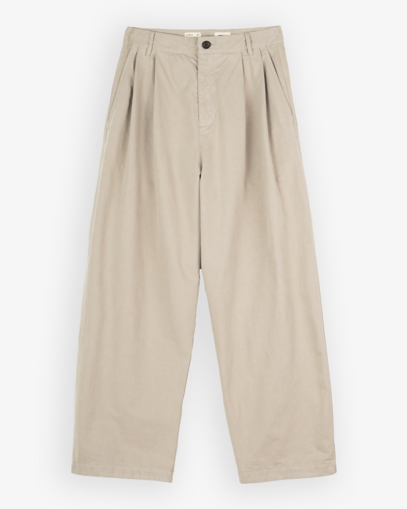 Ambassador Pants Gabardine Satin Oyster