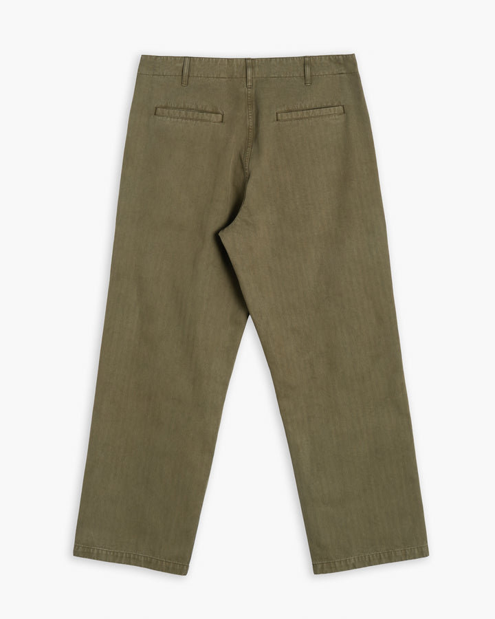 Bozeman Chino Desire Herringbone Twill Avocado