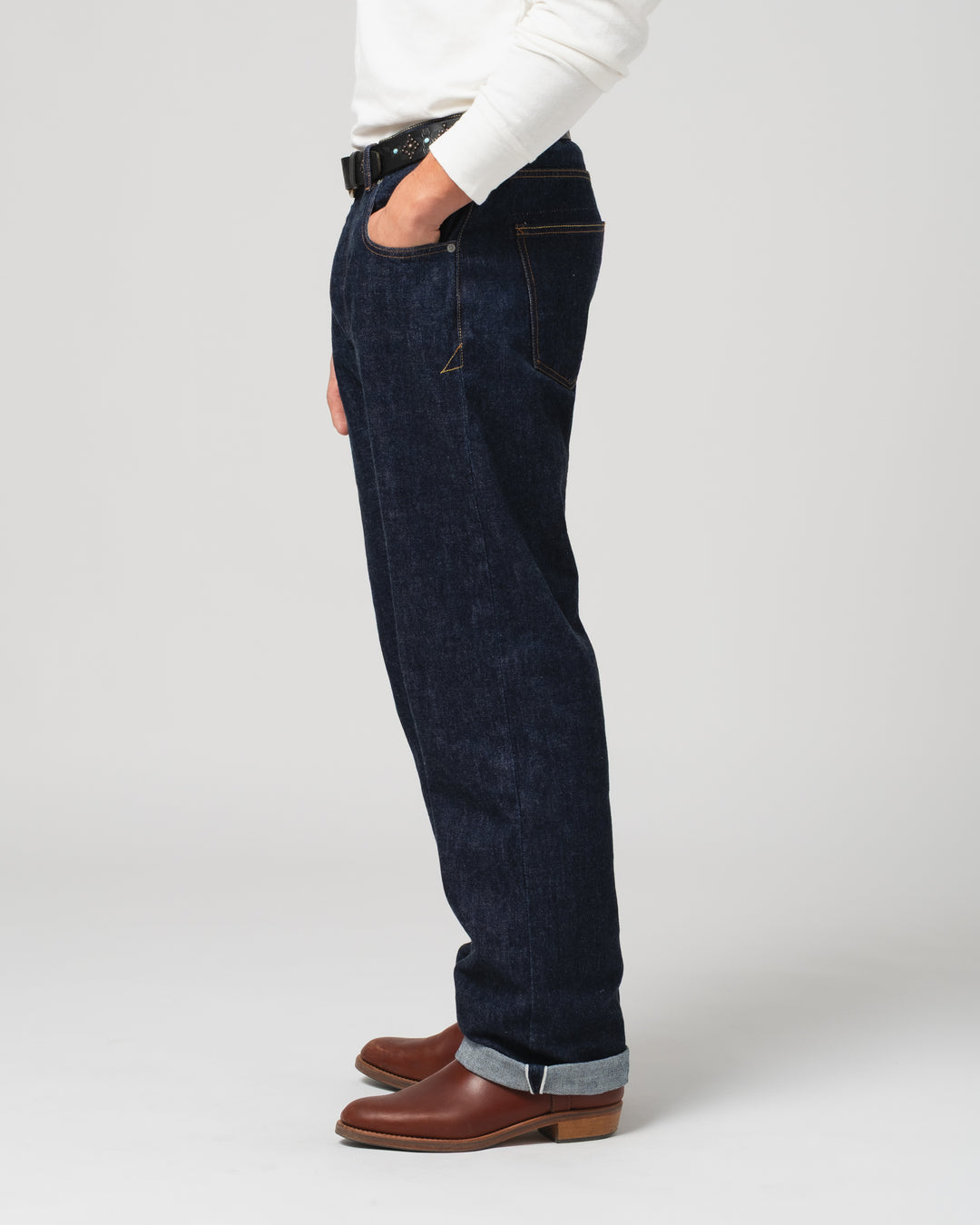 FIT 36 ルーズ オーバーサイズ ヘビー セルビッジ デニム