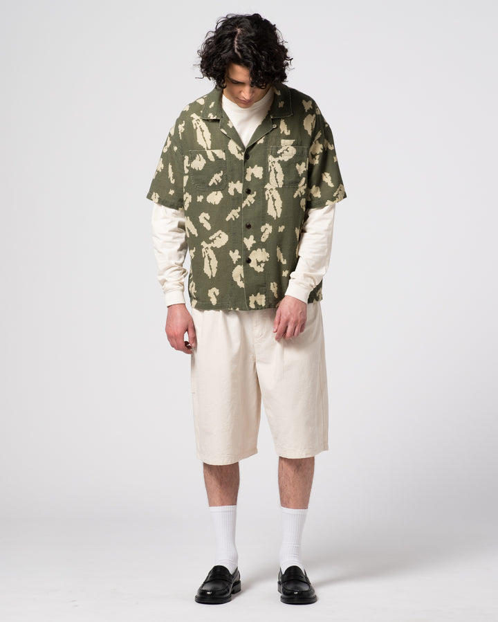 Aloha Shirt Cloud Camo Mesh Mint/Off White