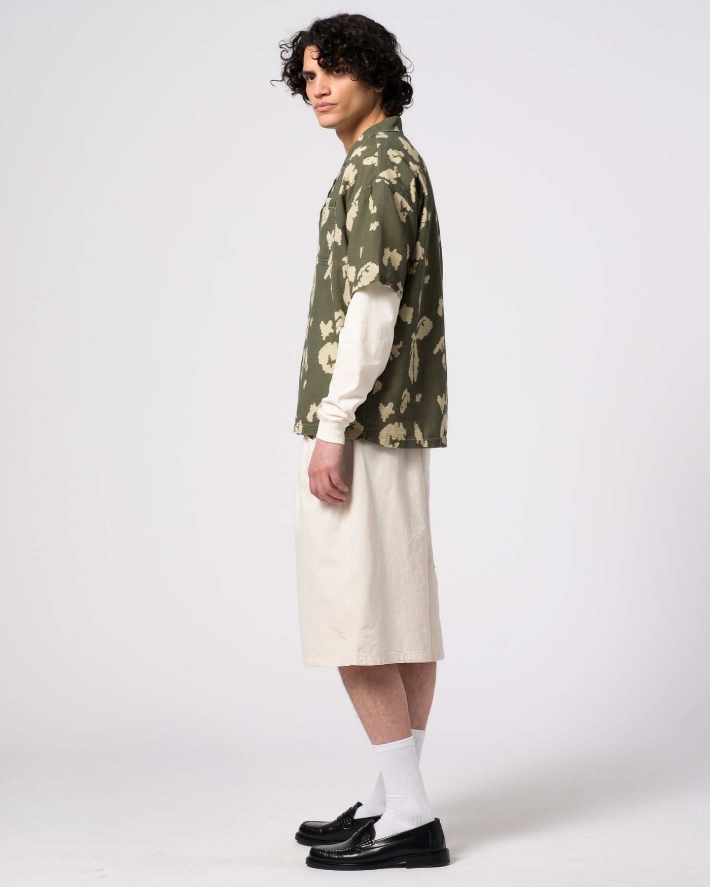 Aloha Shirt Cloud Camo Mesh Mint/Off White