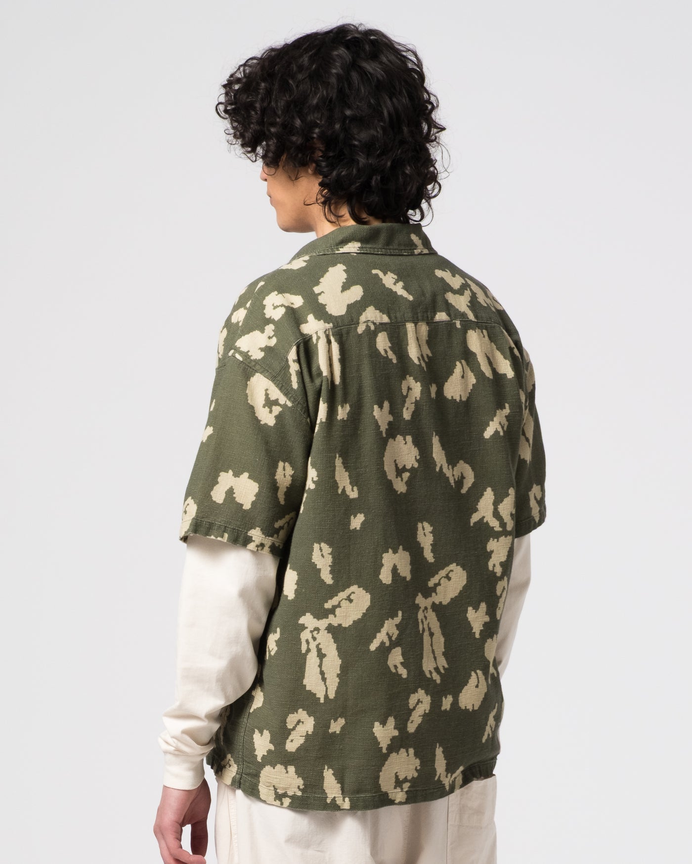 Aloha Shirt Cloud Camo Mesh Mint/Off White
