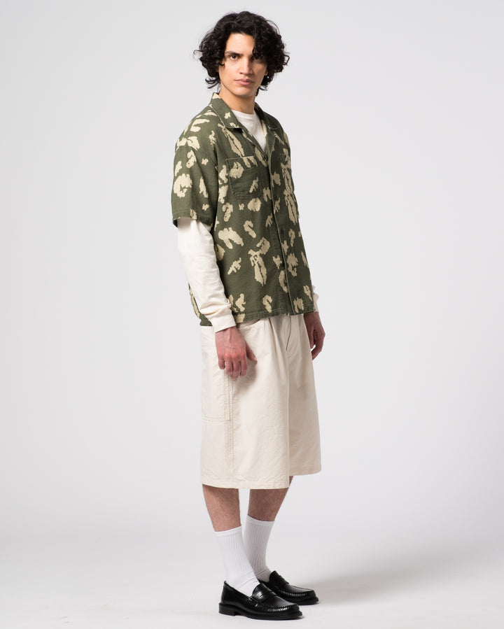 Aloha Shirt Cloud Camo Mesh Mint/Off White