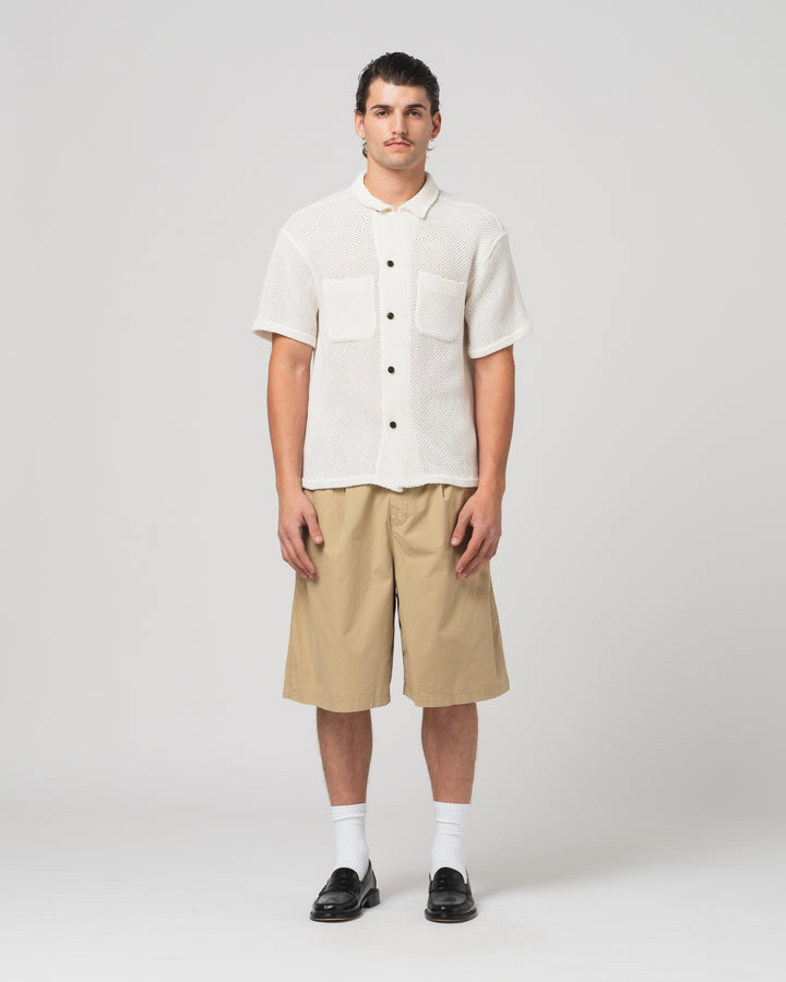 Breeze Shirt Trellis Cotton Ecru