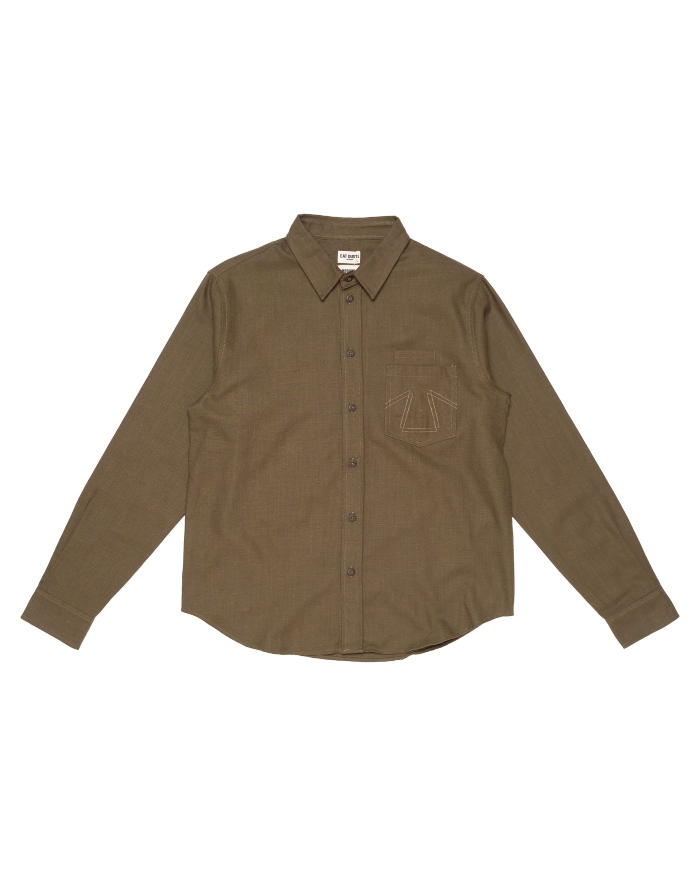 Combat Shirt Slub Cotton Khaki