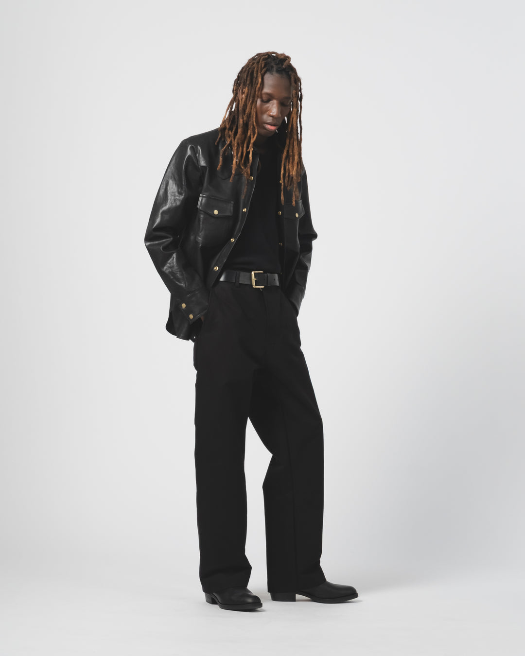 Montana Shirt Leather Black