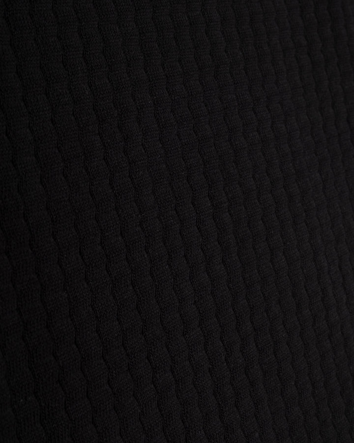 Tank Top Mesh Cotton Black