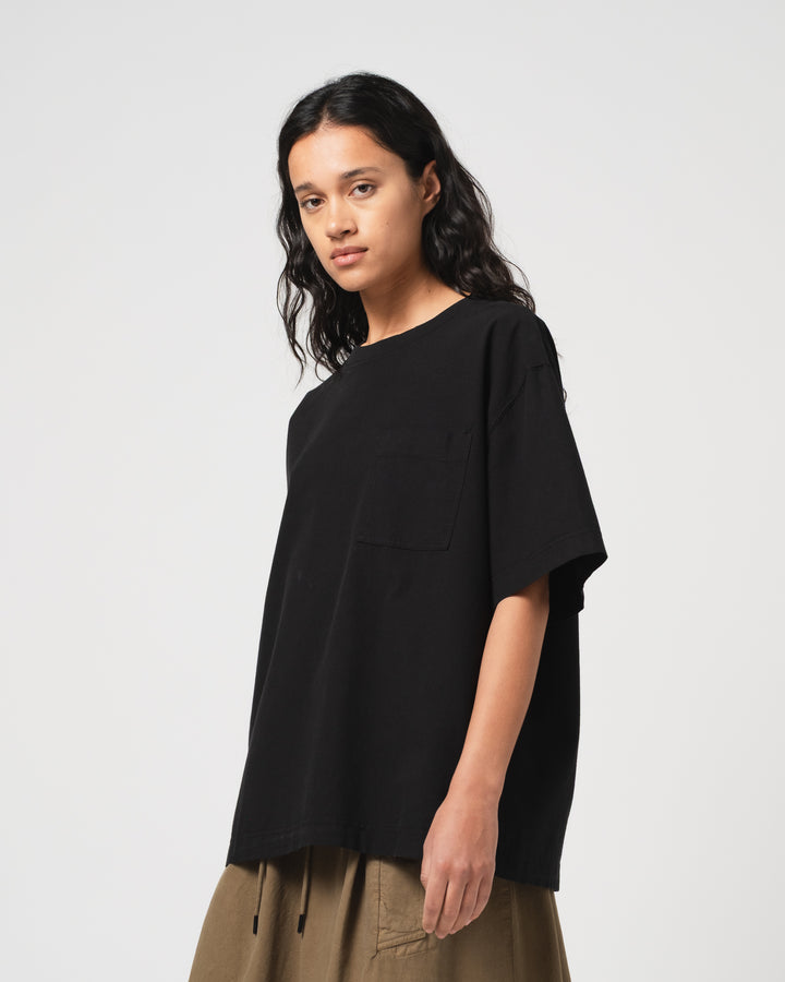 マキシTシャツ クリストバル コットン ブラック
