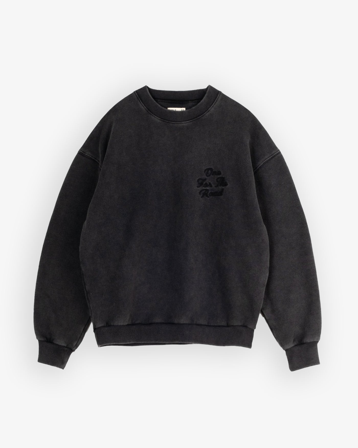 Detroit Sweater Basic Fleece Washed Black