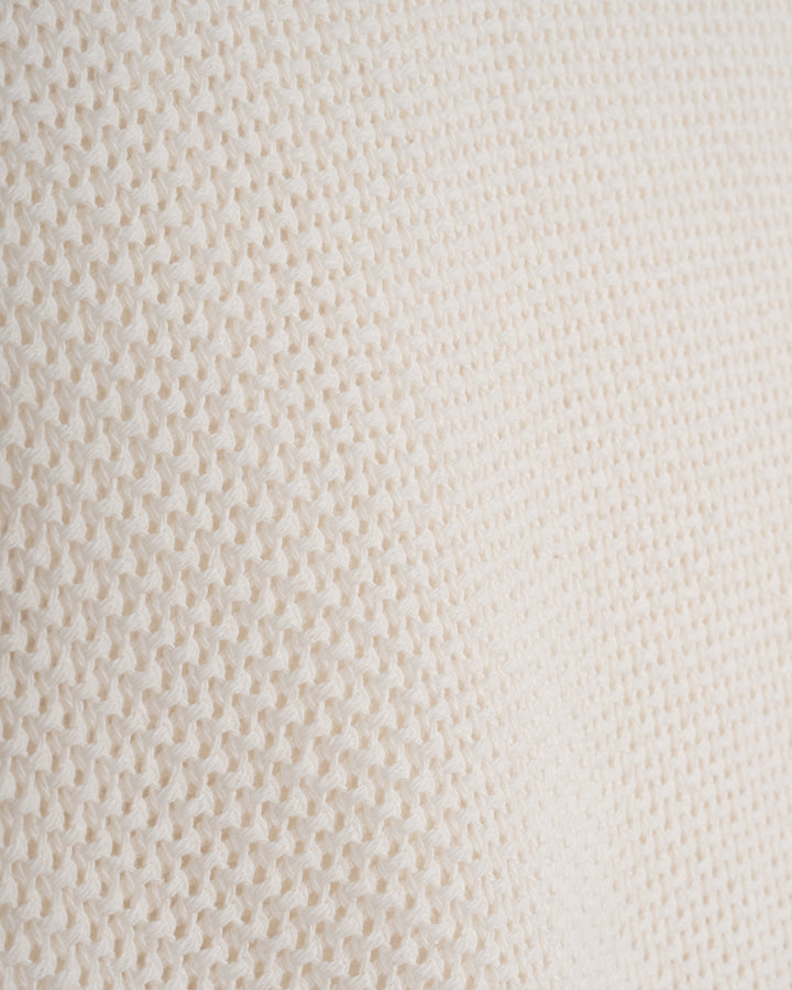 Power-T Trellis Cotton Ecru
