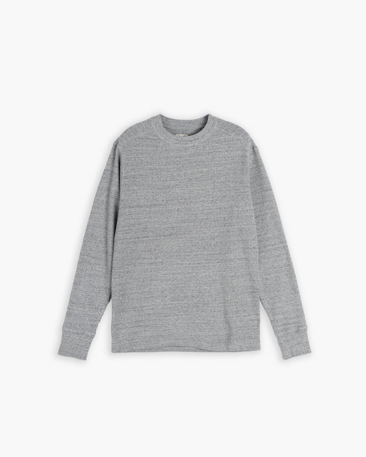 Thermal T Military Rib Grey Melange
