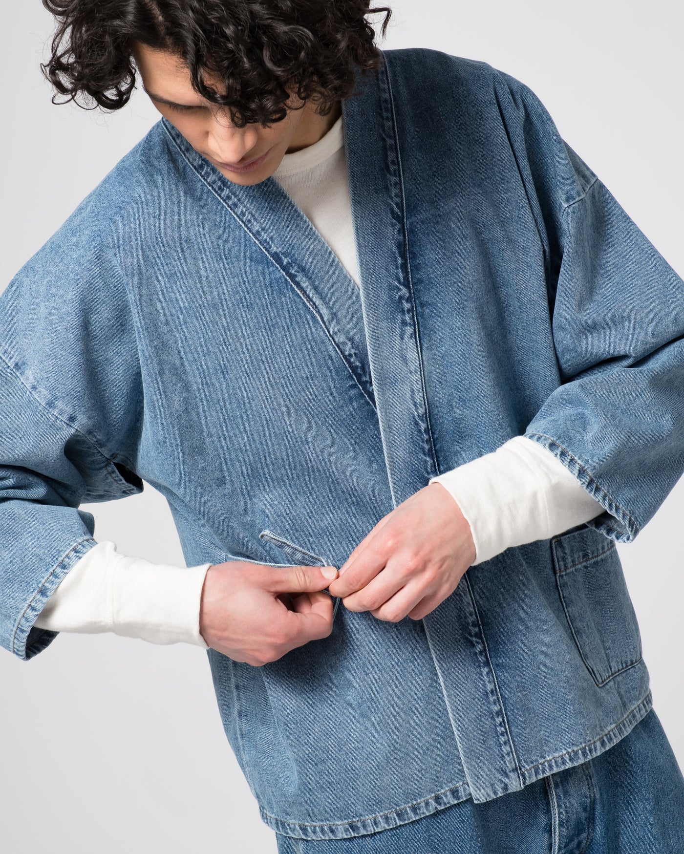 Shogun Kimono Delhi Denim Stone Wash