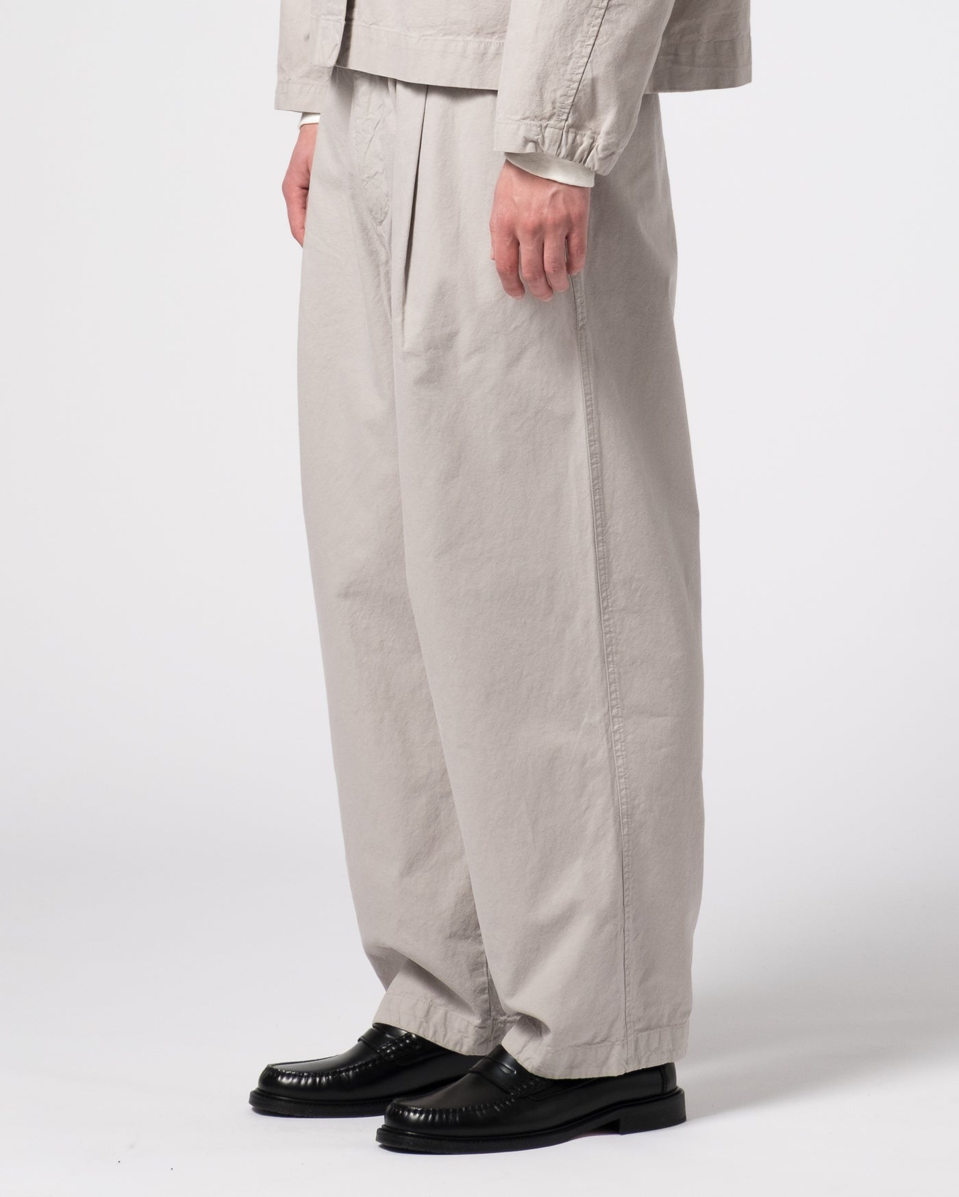 British Worker Cotton Linen Oyster