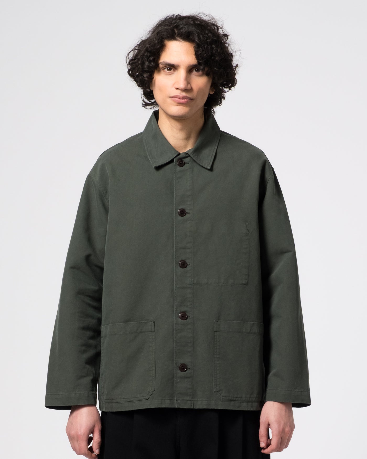 Coach Jacket Nebraska Cotton Forest Green