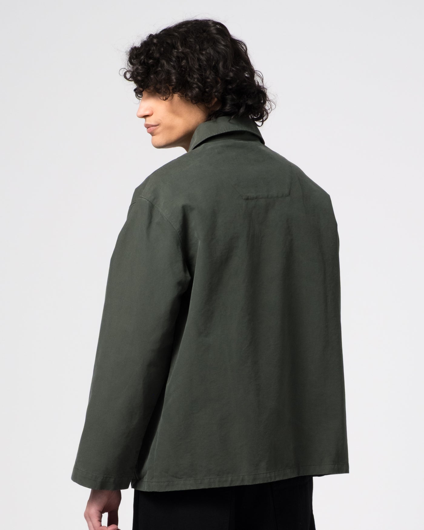 Coach Jacket Nebraska Cotton Forest Green