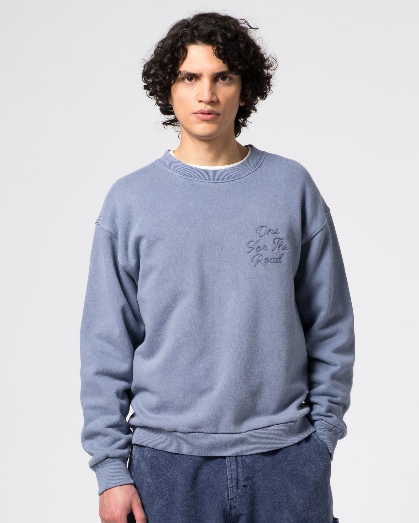 Detroit Sweater Basic Fleece Riviera Blue