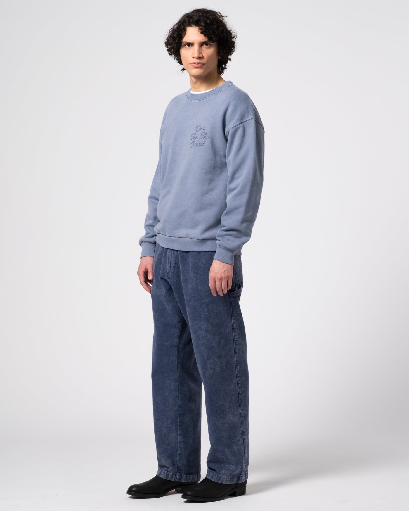 Detroit Sweater Basic Fleece Riviera Blue