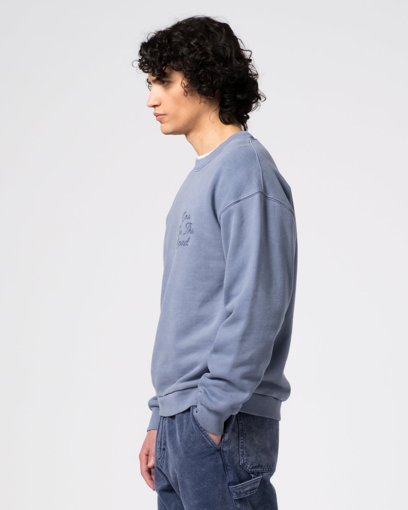 Detroit Sweater Basic Fleece Riviera Blue