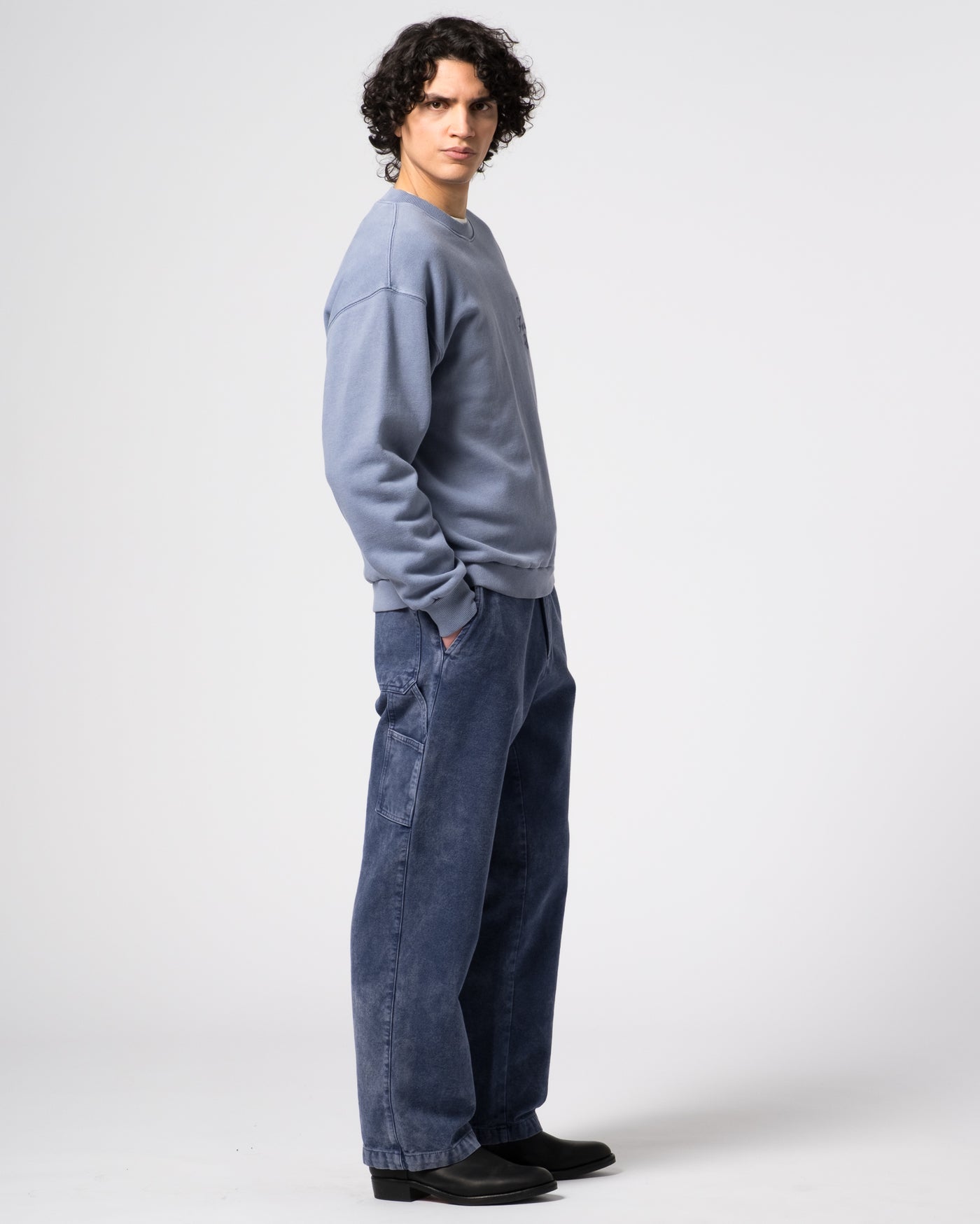 Detroit Sweater Basic Fleece Riviera Blue