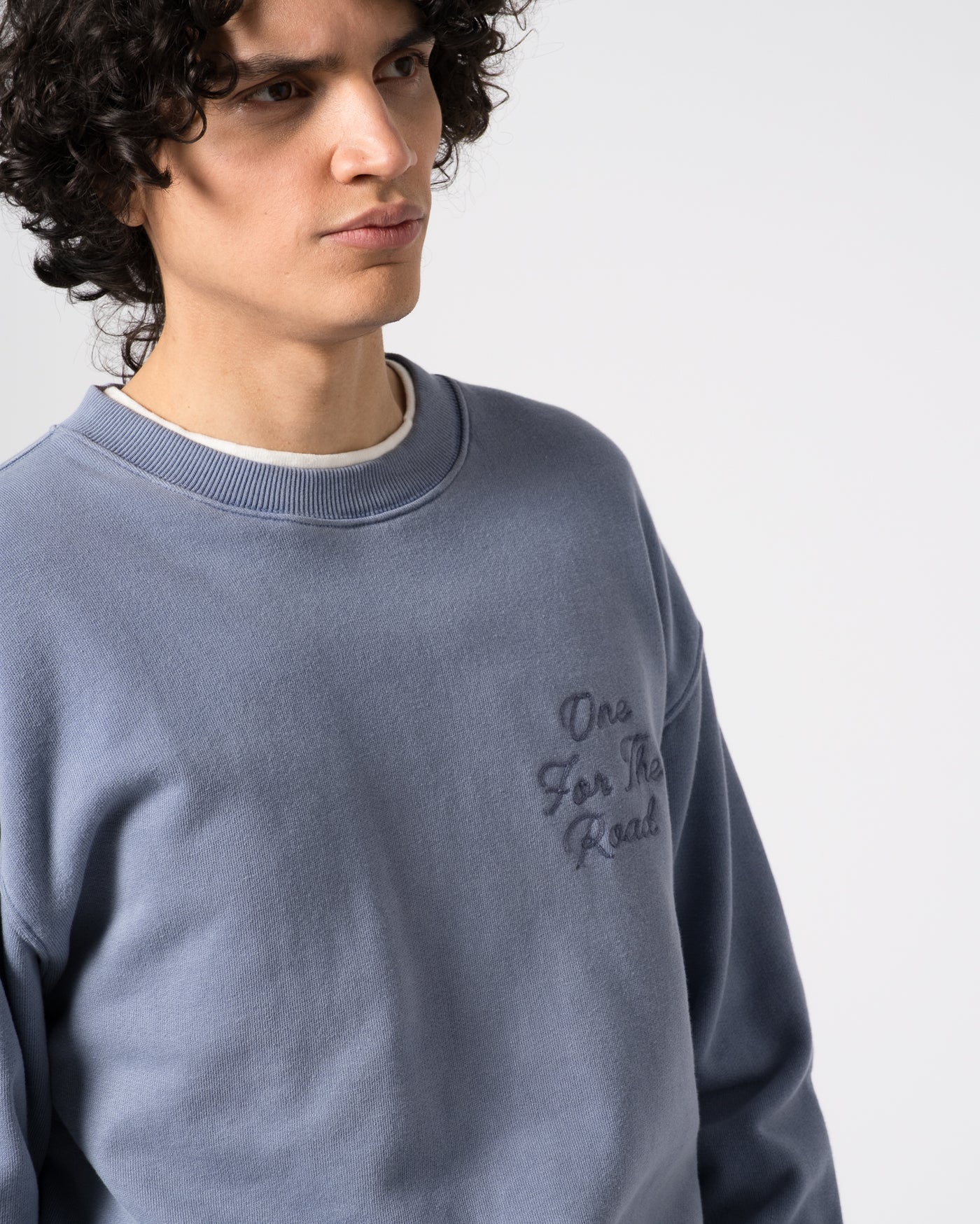 Detroit Sweater Basic Fleece Riviera Blue