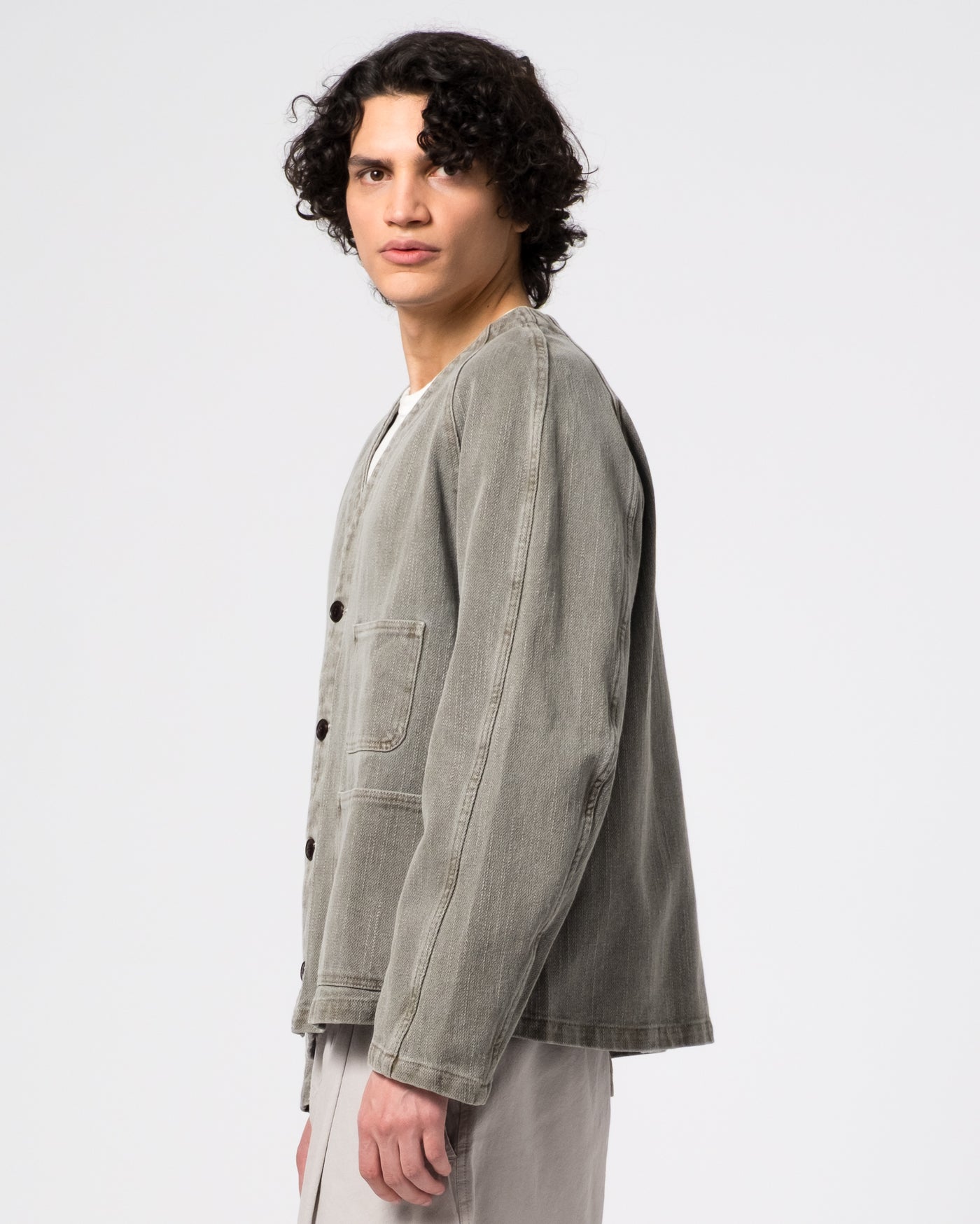 Loco Jacket Obi Cotton Dark Olive