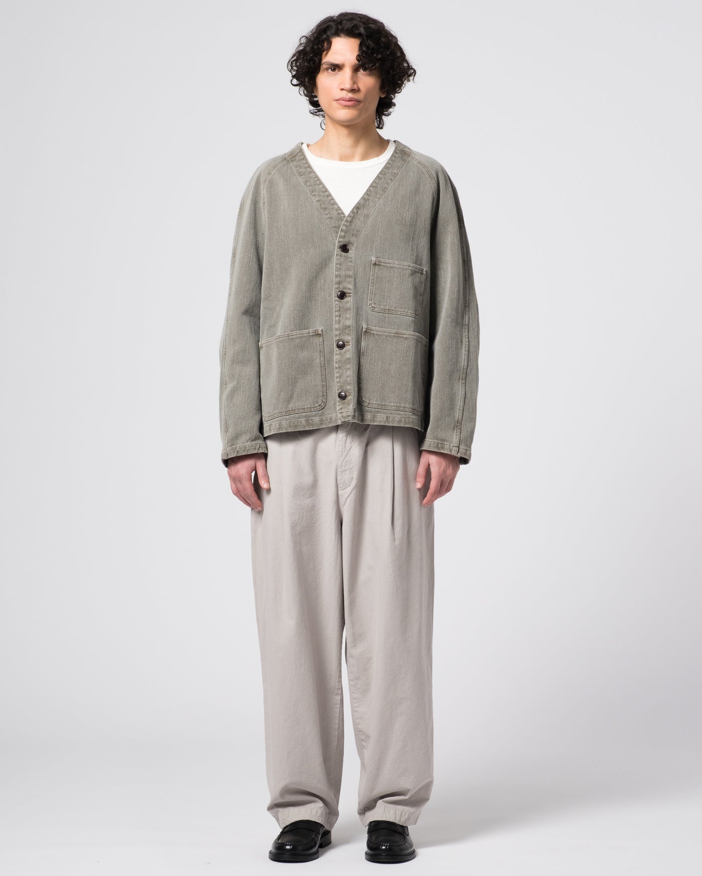 Loco Jacket Obi Cotton Dark Olive