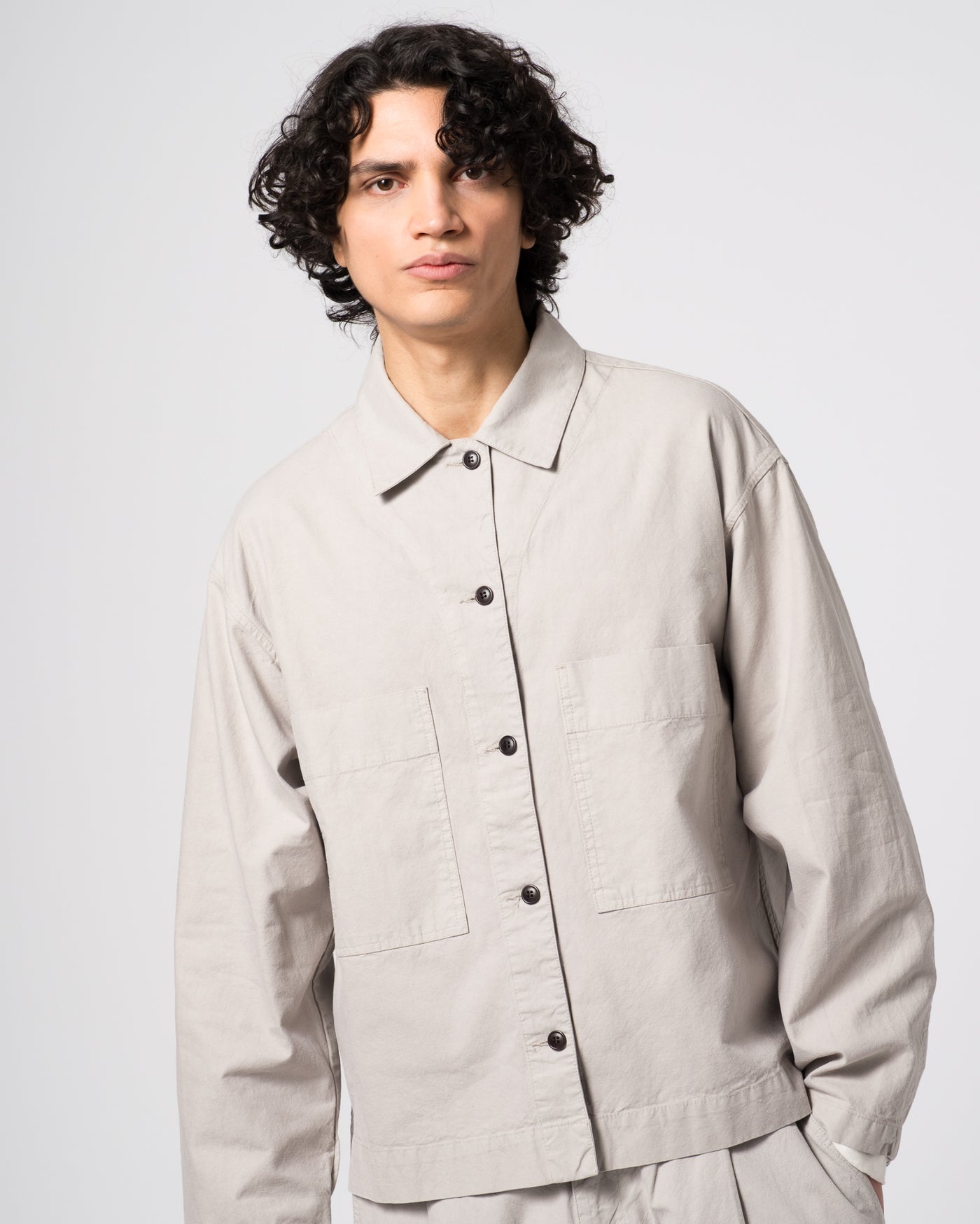 Picasso Shirt Cotton Linen Oyster