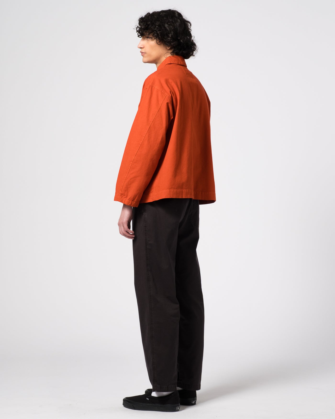Picasso Shirt Cotton Linen Tangerine