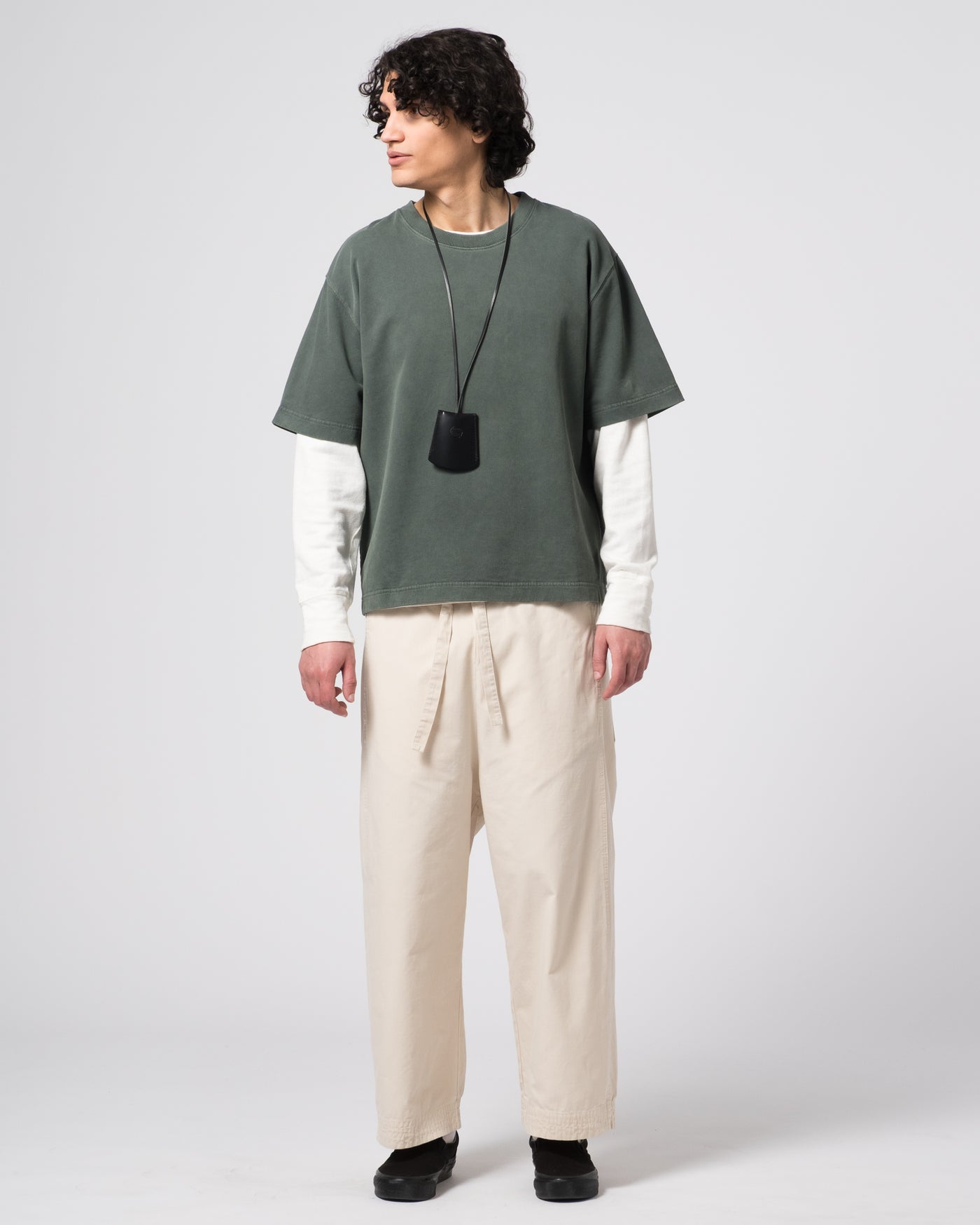 Power T Twill Jersey Forest Green