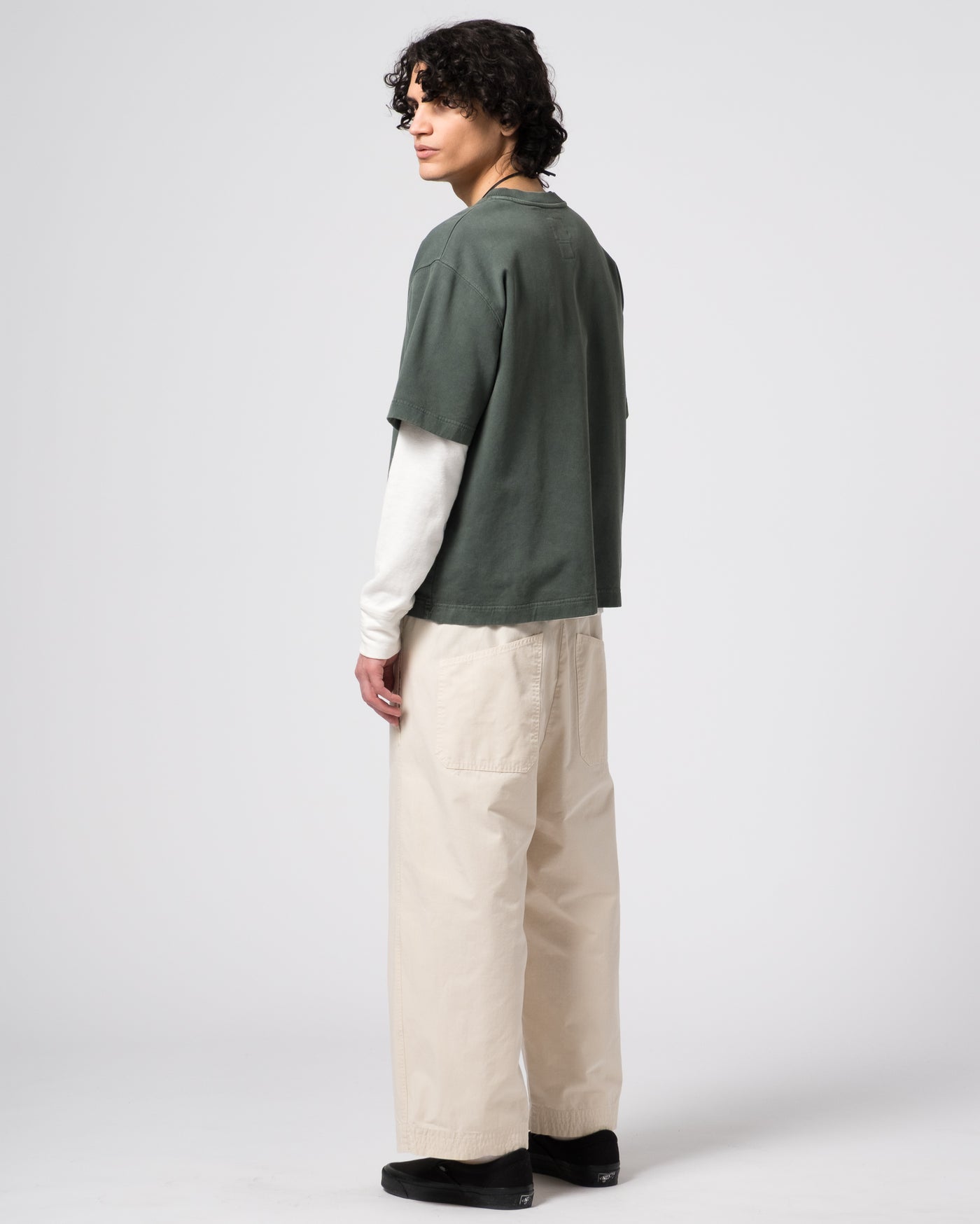 Power T Twill Jersey Forest Green