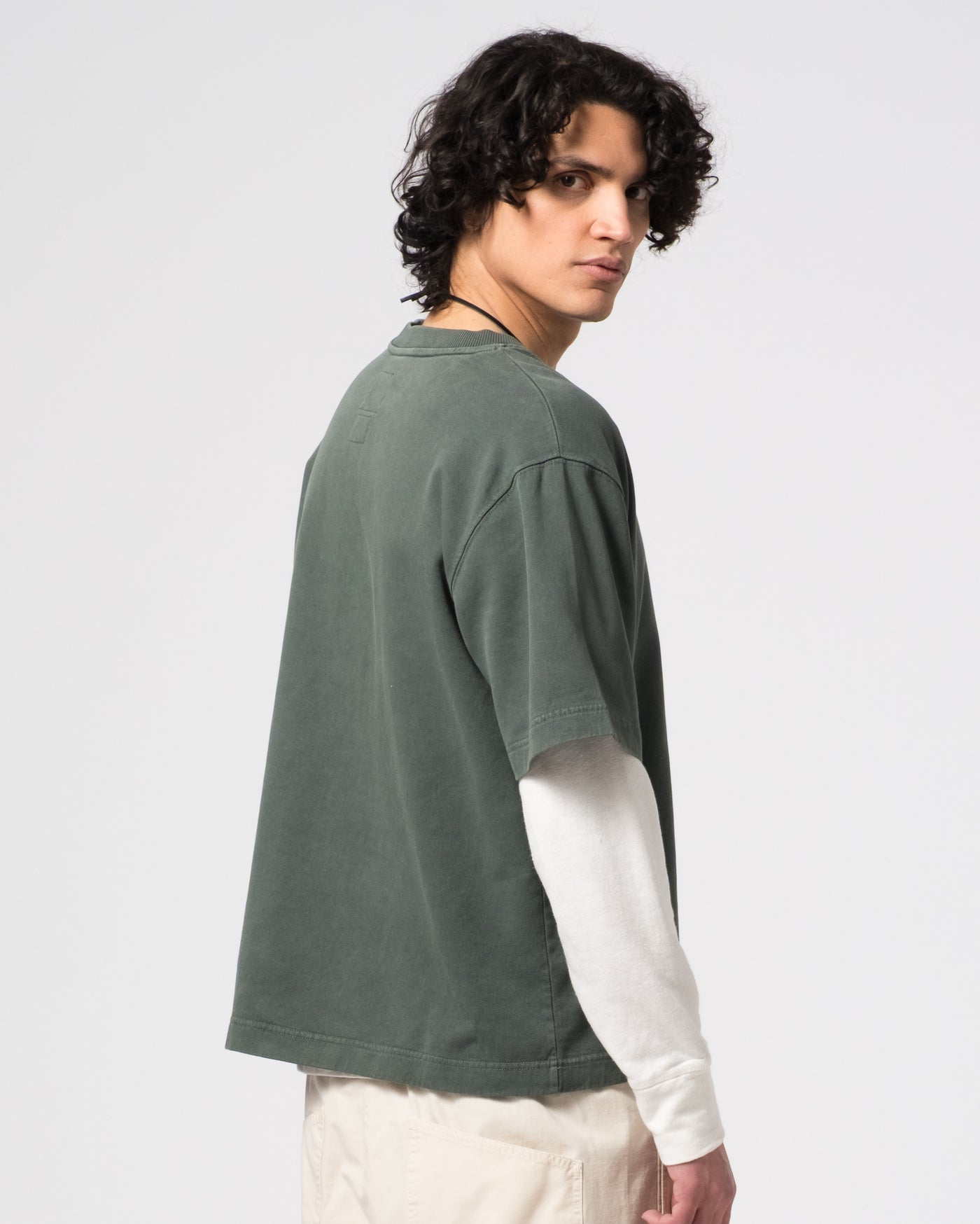 Power T Twill Jersey Forest Green