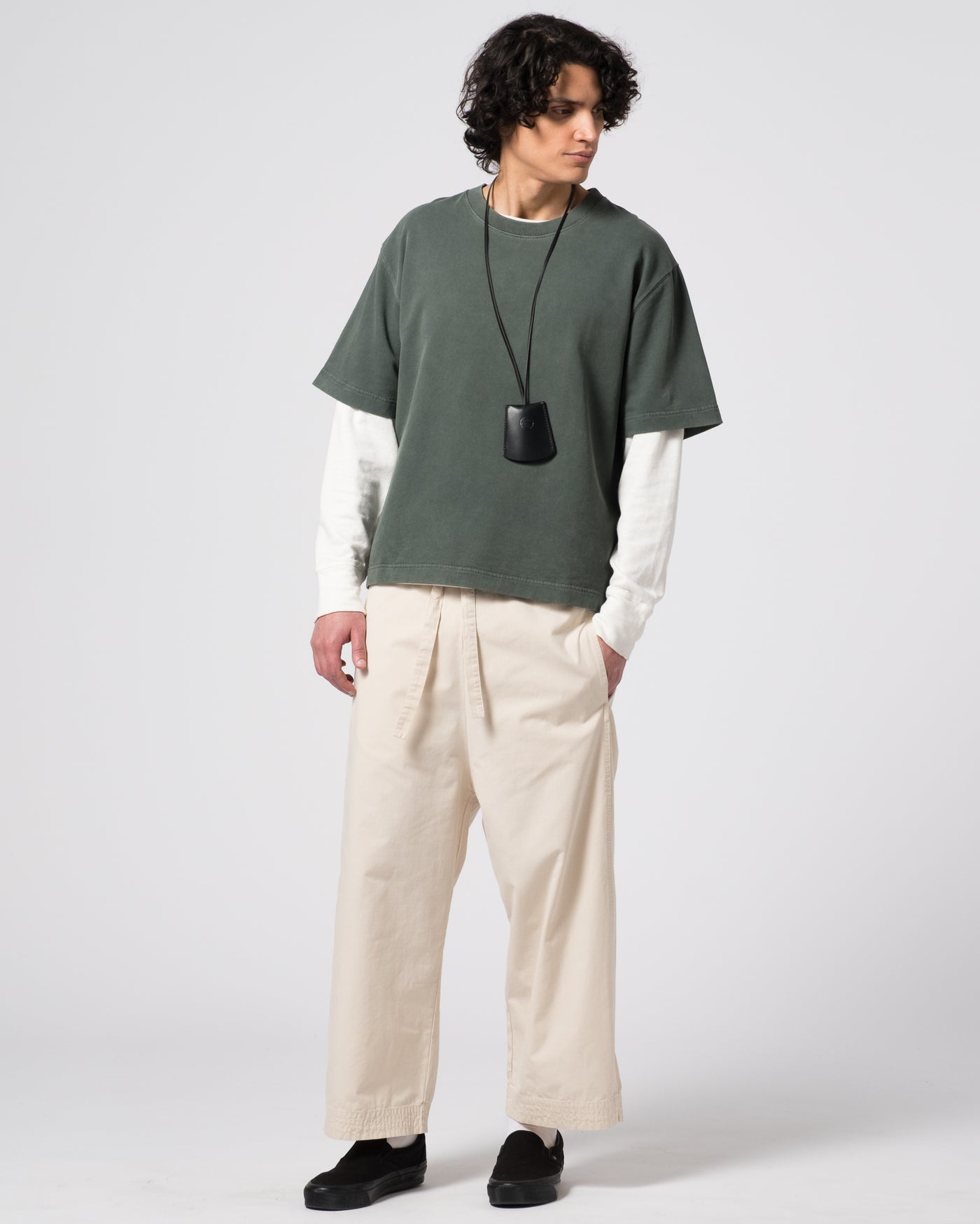Power T Twill Jersey Forest Green