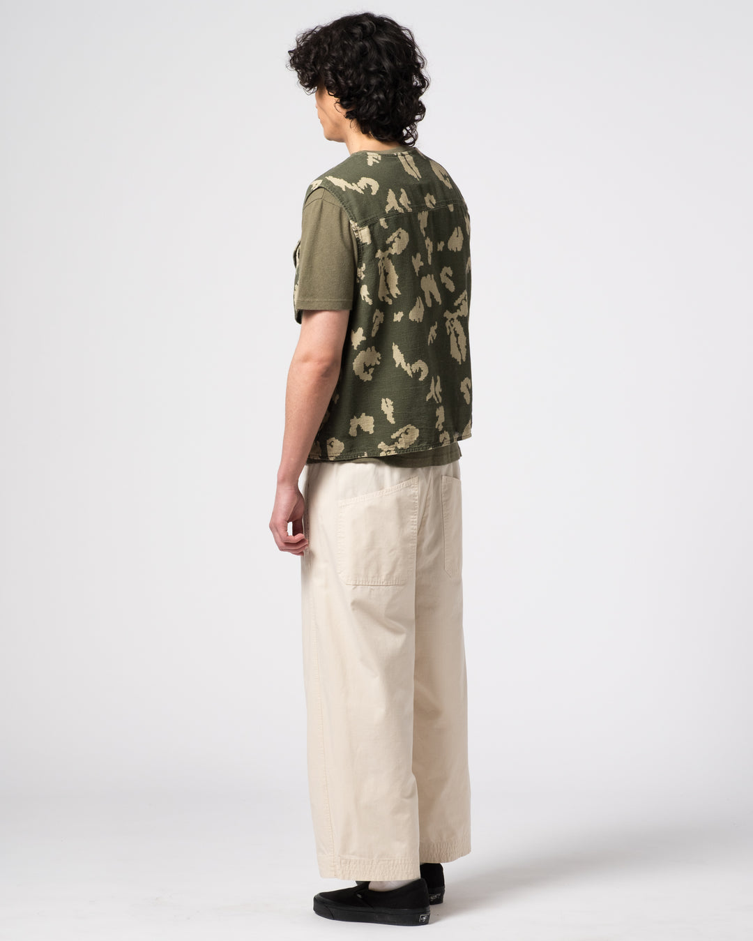 Tropical Vest Cloud Camo Mesh Light Green/Off White