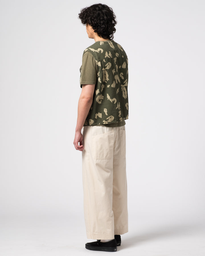 Tropical Vest Cloud Camo Mesh Light Green/Off White