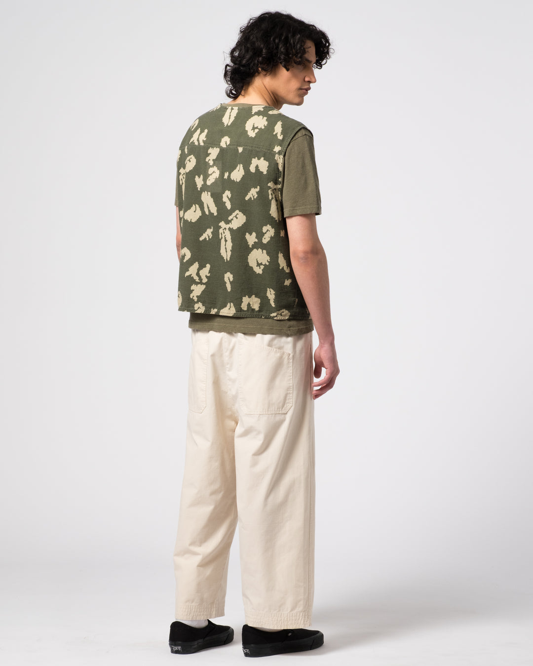 Tropical Vest Cloud Camo Mesh Light Green/Off White