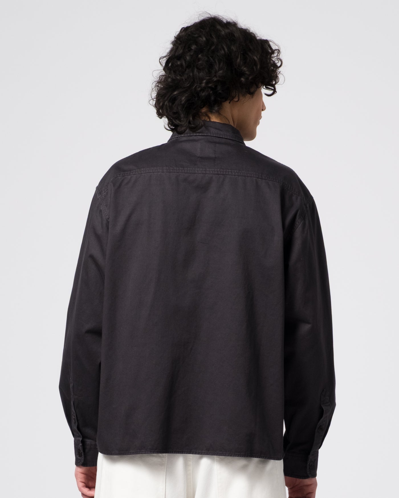 Workshirt Fine Broken Twill Asphalt