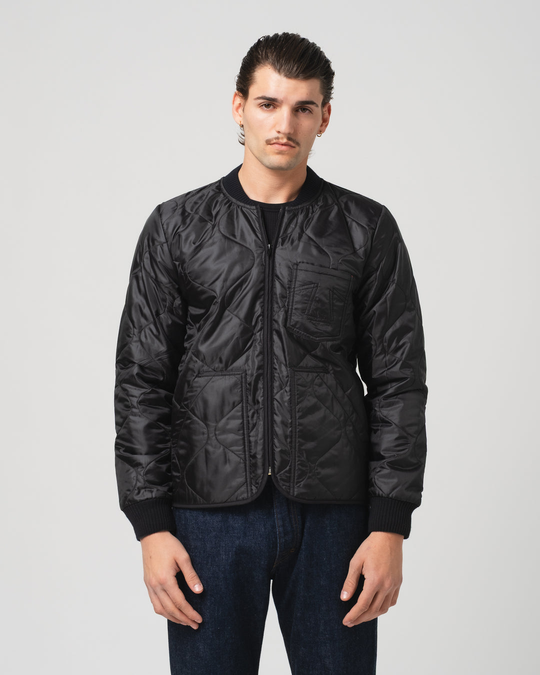 QN Type 2 Frostbite Quilted Nylon Black