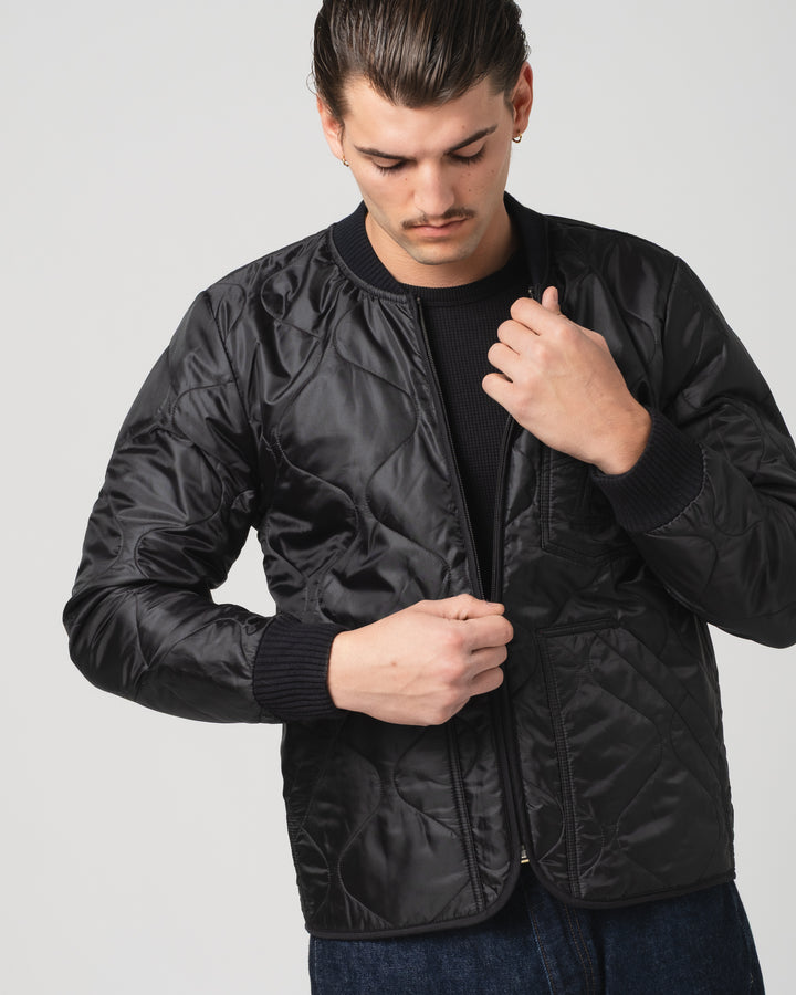 QN Type 2 Frostbite Quilted Nylon Black