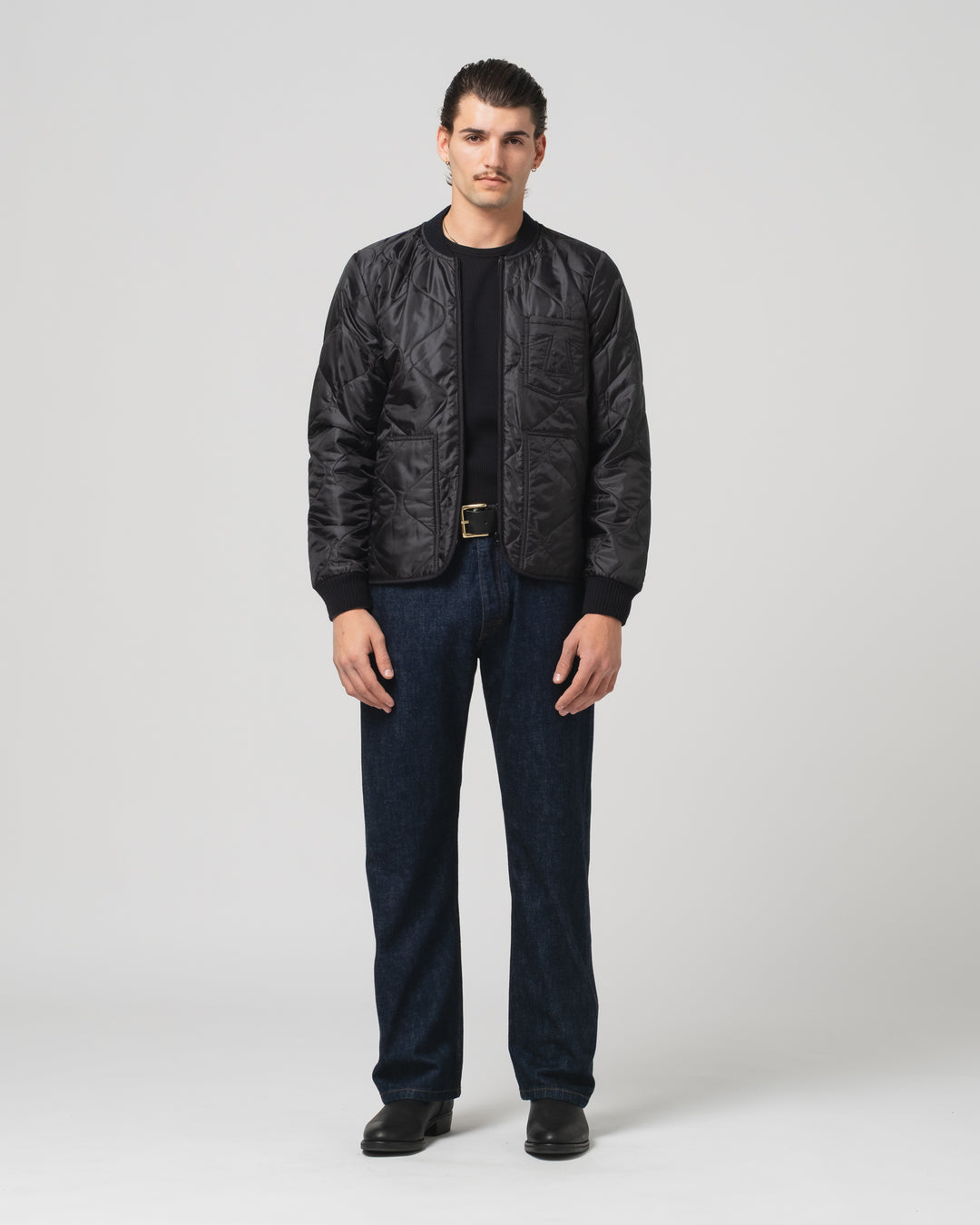 QN Type 2 Frostbite Quilted Nylon Black