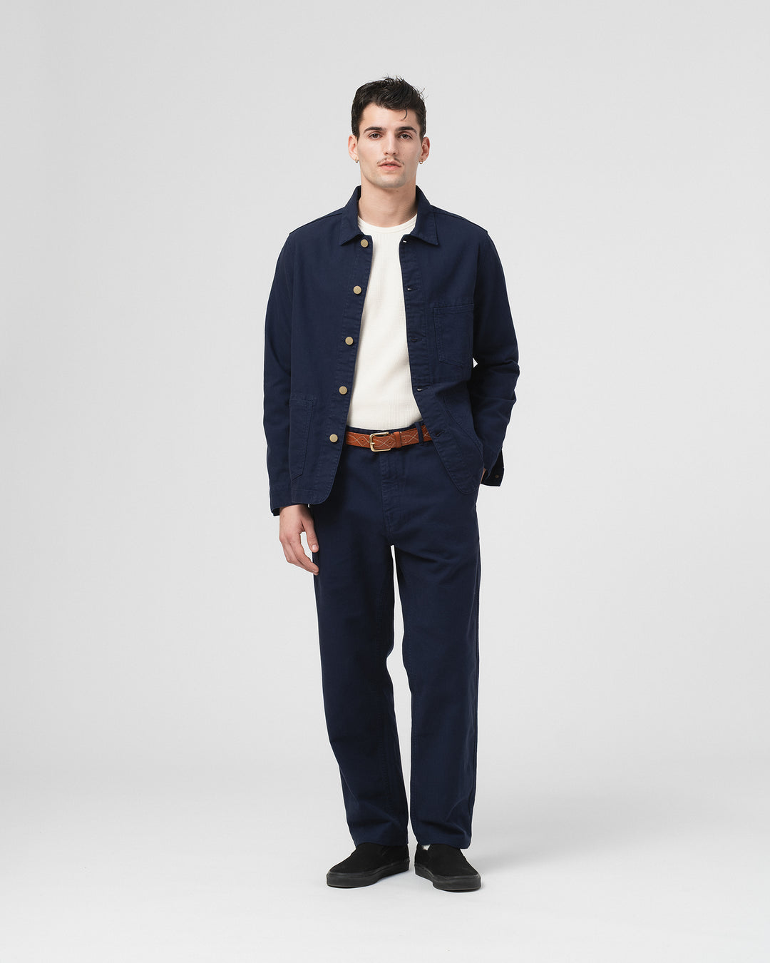 Service Chino Garage Cotton Navy
