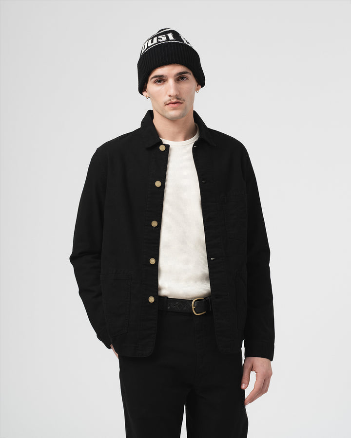 Chore Jacket Garage Cotton Black