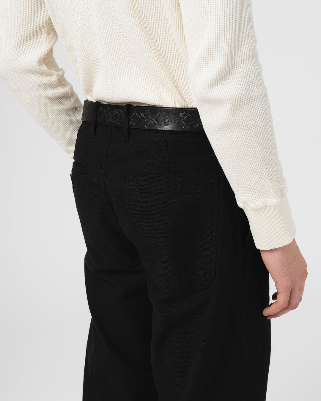 Service Chino Garage Cotton Black