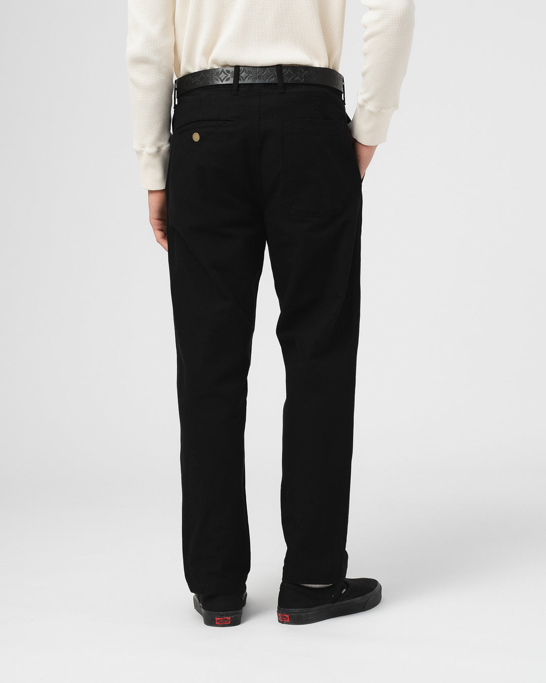 Service Chino Garage Cotton Black