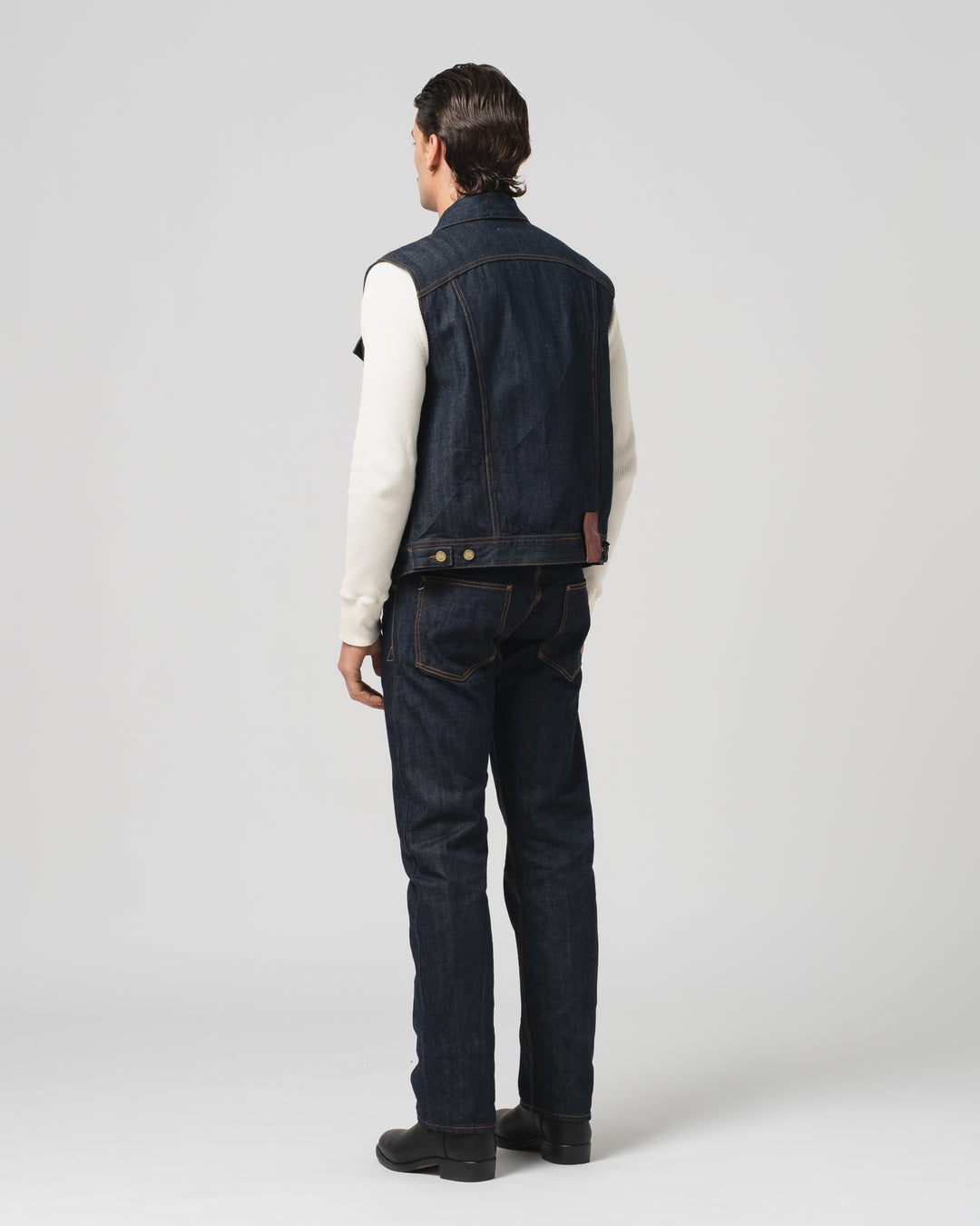736 Sleeveless Jacket 13Oz Denim