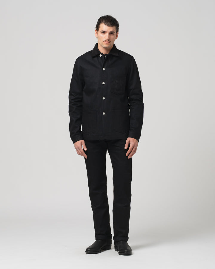 Chore Jacket 673 Black Denim