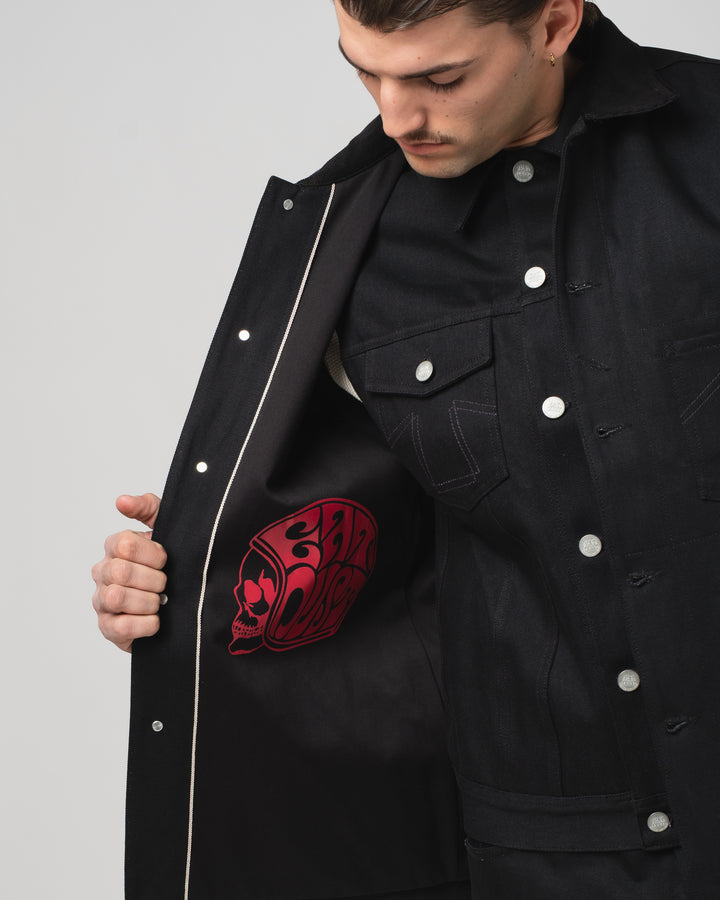 Chore Jacket 673 Black Denim
