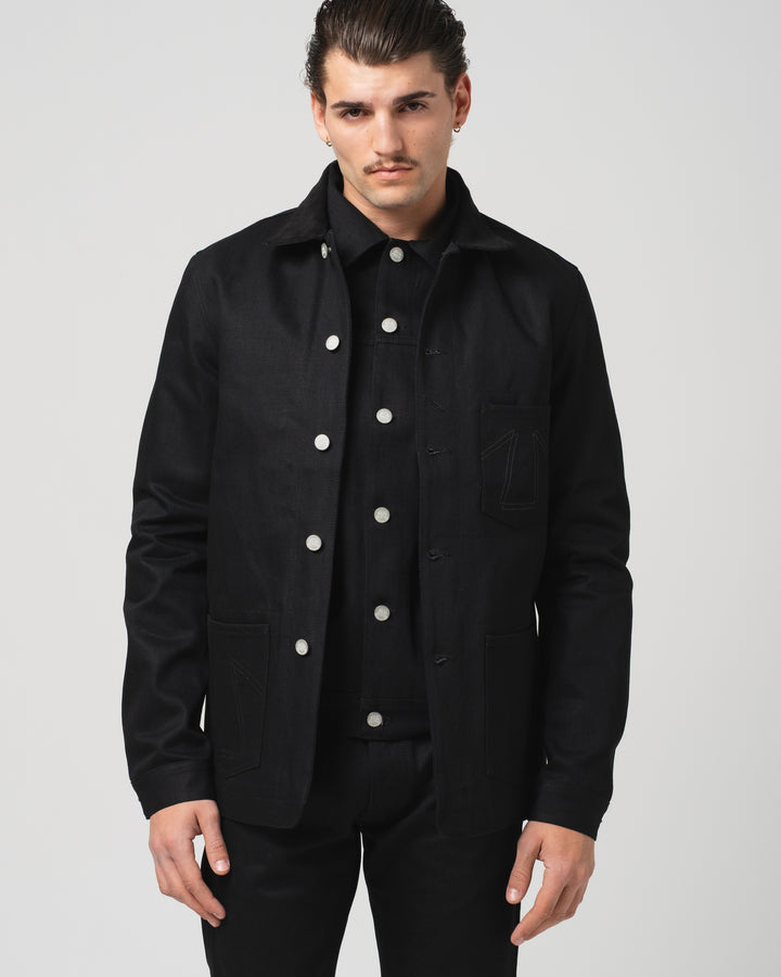 Chore Jacket 673 Black Denim