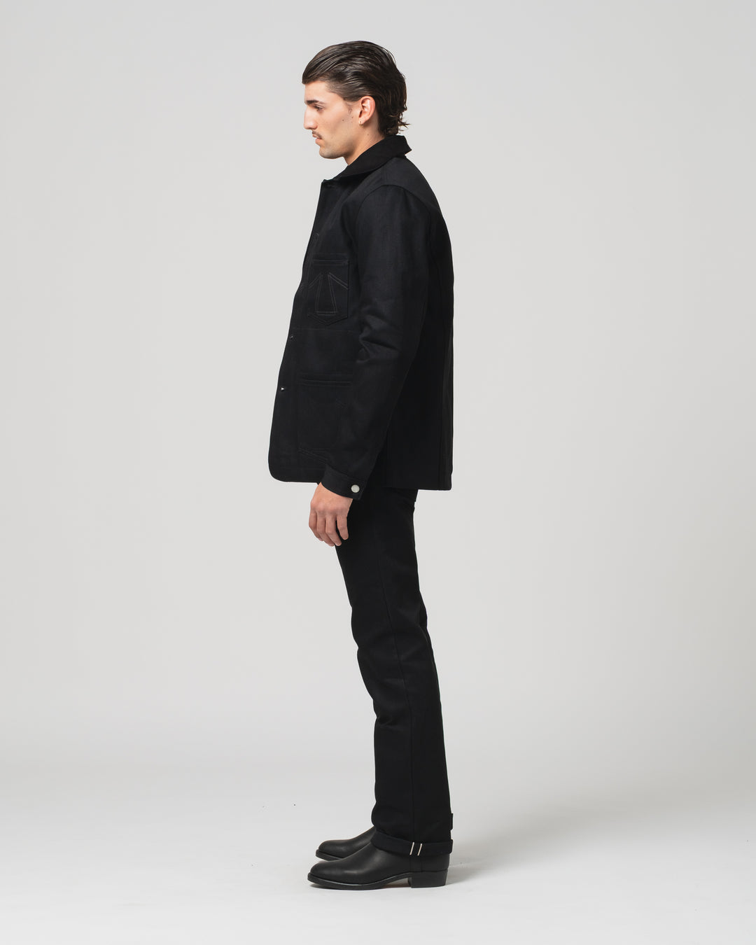 Chore Jacket 673 Black Denim