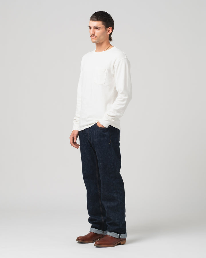 L/S Pocket T Military Jersey Natural