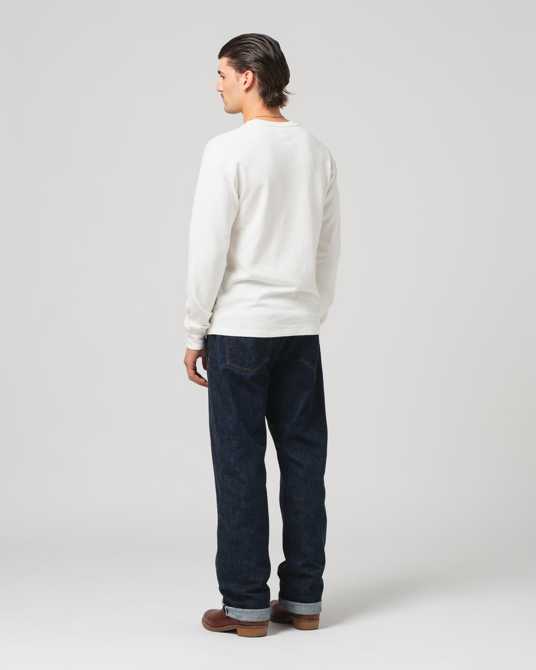 L/S Pocket T Military Jersey Natural